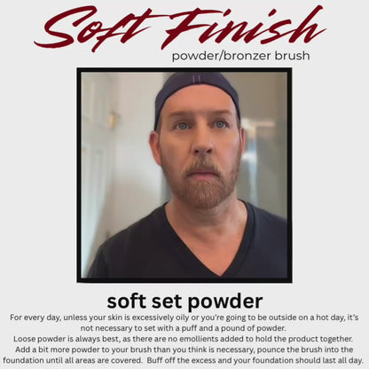 SOFT FINISH powder/bronzer brush