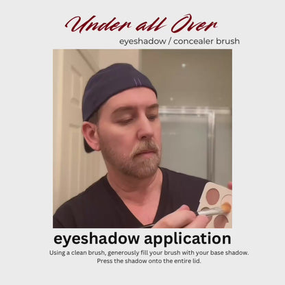 UNDER-ALL-OVER eyeshadow/concealer brush