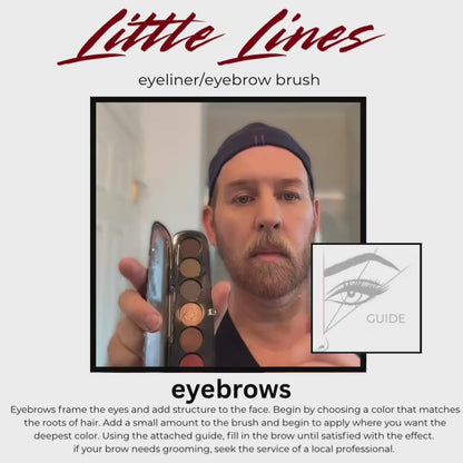 LITTLE LINES eyeliner/brow brush