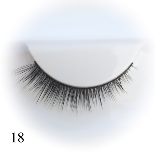 3D-18 SYNTHETIC SILK LASH STRIP - M.E. cosmetics